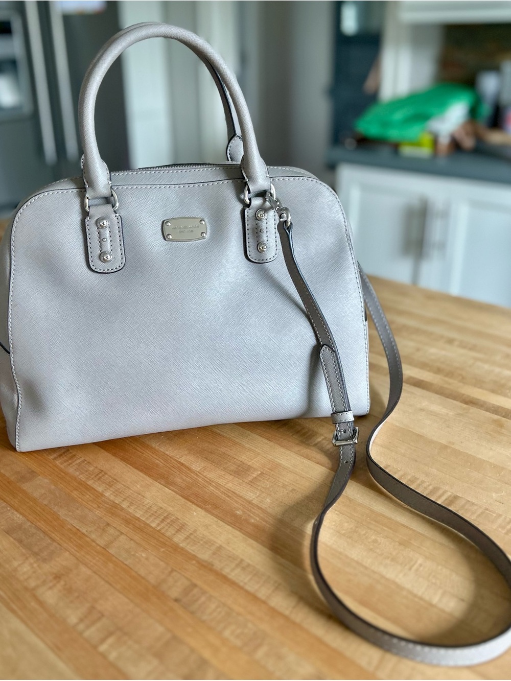 Michael Kors Ciara Medium Saffiano Leather Satchel